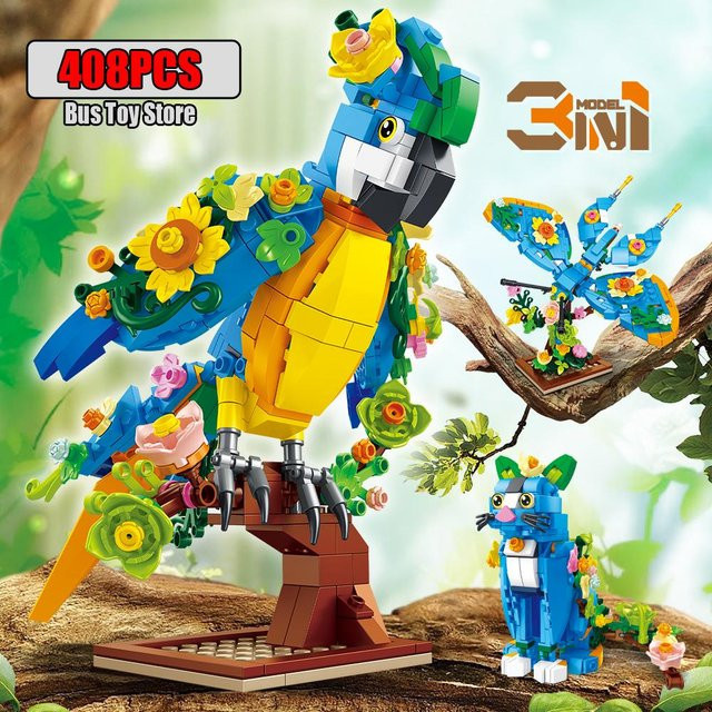 LEGO Dinosaurier T-Rex und Triceratops, Baustein Sets, 939 Teile, ab 6 Jahren - Bild 1