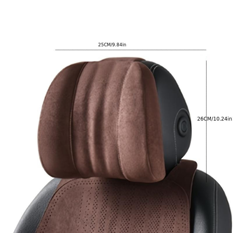 Yuyongzhi Nackenkopfstütze aus Memory Foam in Schwarz, atmungsaktiv und mit abnehmbarem Bezug für Reise, Büro und Zuhause - Bild 3