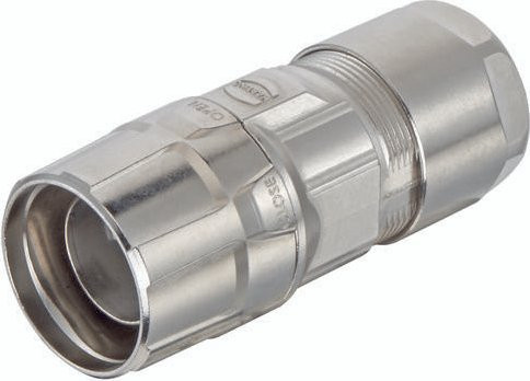 HARTING Kabelgehäuse 09151000493 aus Messing in Silber - Bild 1