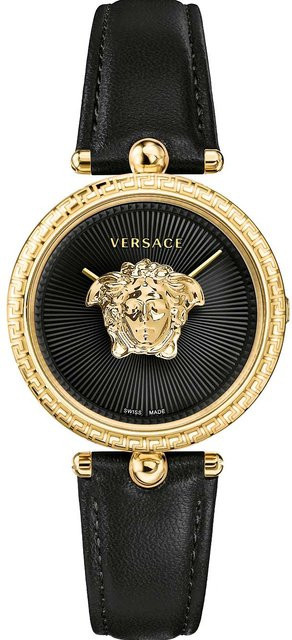 Versace Damenuhr, Quarz, Edelstahl, 32 mm, Schwarz, 5 ATM - Bild 1