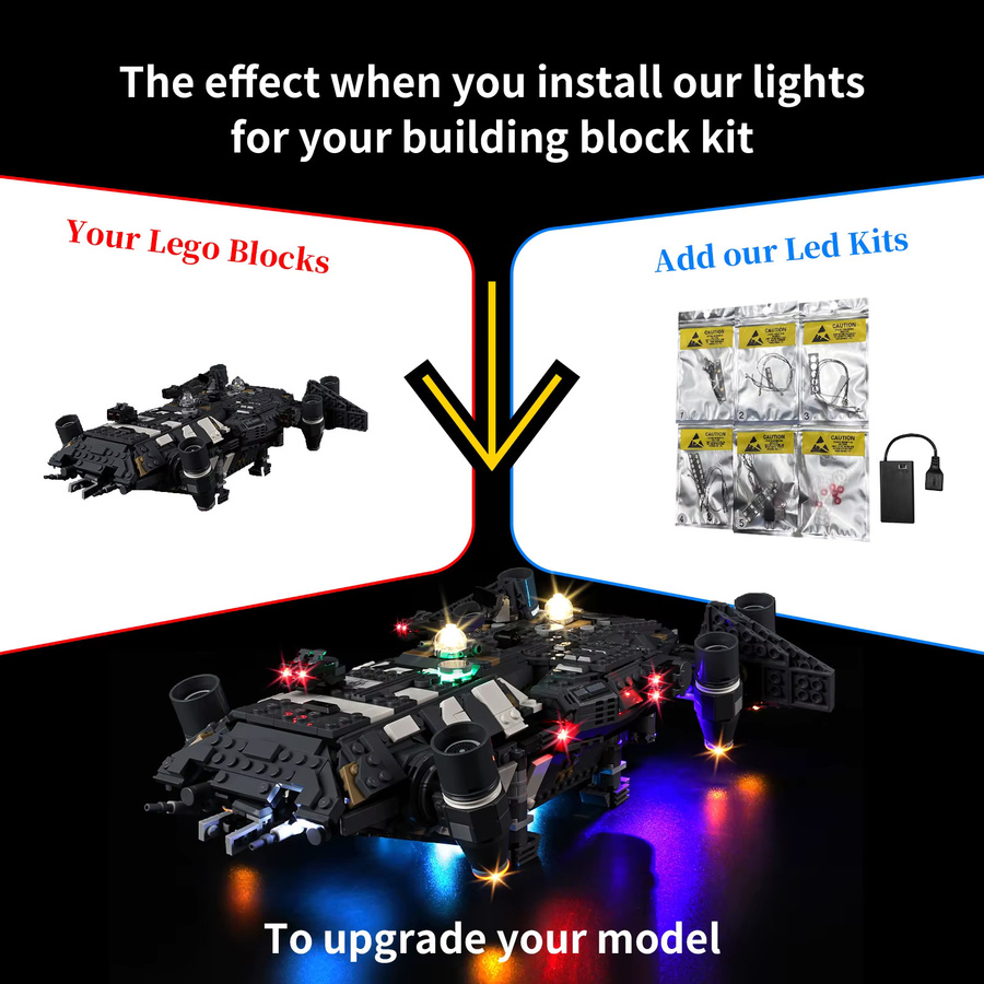 LEGO The Onyx Cinder 75374, LED-Beleuchtungsset, Modell-Beleuchtungsset - Bild 3