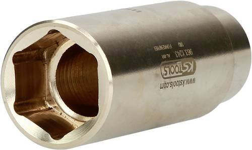 KS Tools BRONZEplus Stecknuss 1/2 Zoll 10mm 6-kant lang aus Aluminium-Bronze in Silber - Bild 1