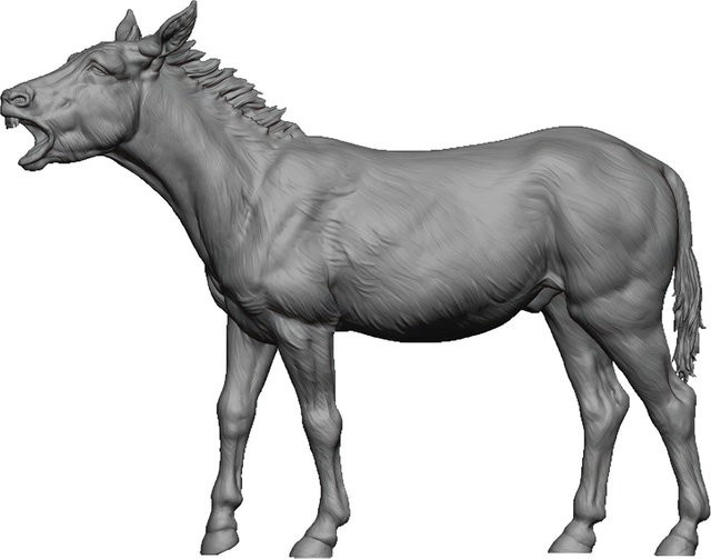 GK Donkey, Resin-Modell, 1/35, unmontierter und unbemalter Bausatz - Bild 1