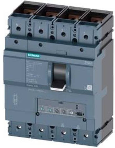 Siemens 3VA2463-6HM42-0AA0 Leistungsschalter in Grau mit einem Einstellbereich von 250 - 630A und einer maximalen Schaltspannung von 690 V/AC - Bild 1