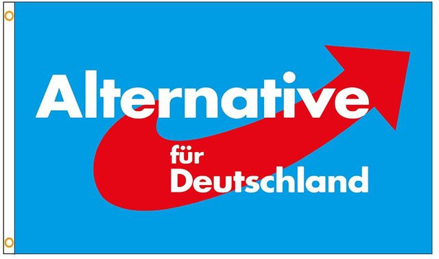 Alternative AFD Flagge Wandteppich von JMG Household Supplies, Blau, B/H: 120 x 180 cm - Bild 1