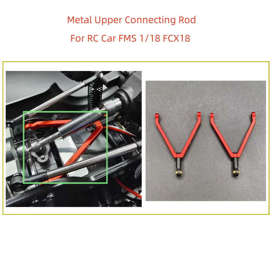 FMS FCX18 Metall Obere Pleuelstange Upgrade Modifikation Teile - Bild 5