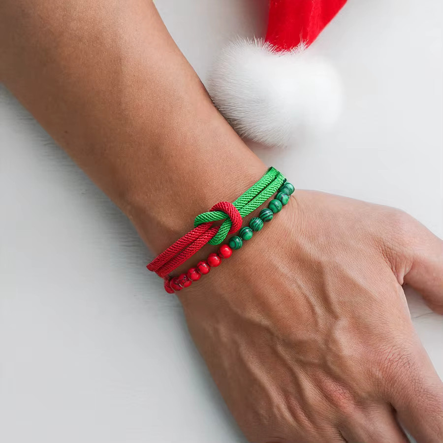 Noter Armband, Howlith, Malachit, Herren, Bunt - Bild 2
