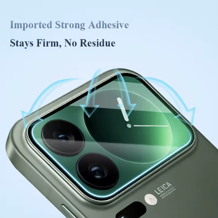 5-teiliges Set aus gehärtetem Glas als Displayschutz für Xiaomi Mi 17 Pro Max in Transparent mit Fingerabdruck-Unterstützung - Bild 3
