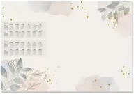 SIGEL Schreibunterlage Pastel Garden mit 2-Jahres-Kalender in Gold, Pink und Multicolour, B/T: 59,5 x 41,0 cm - Bild 1