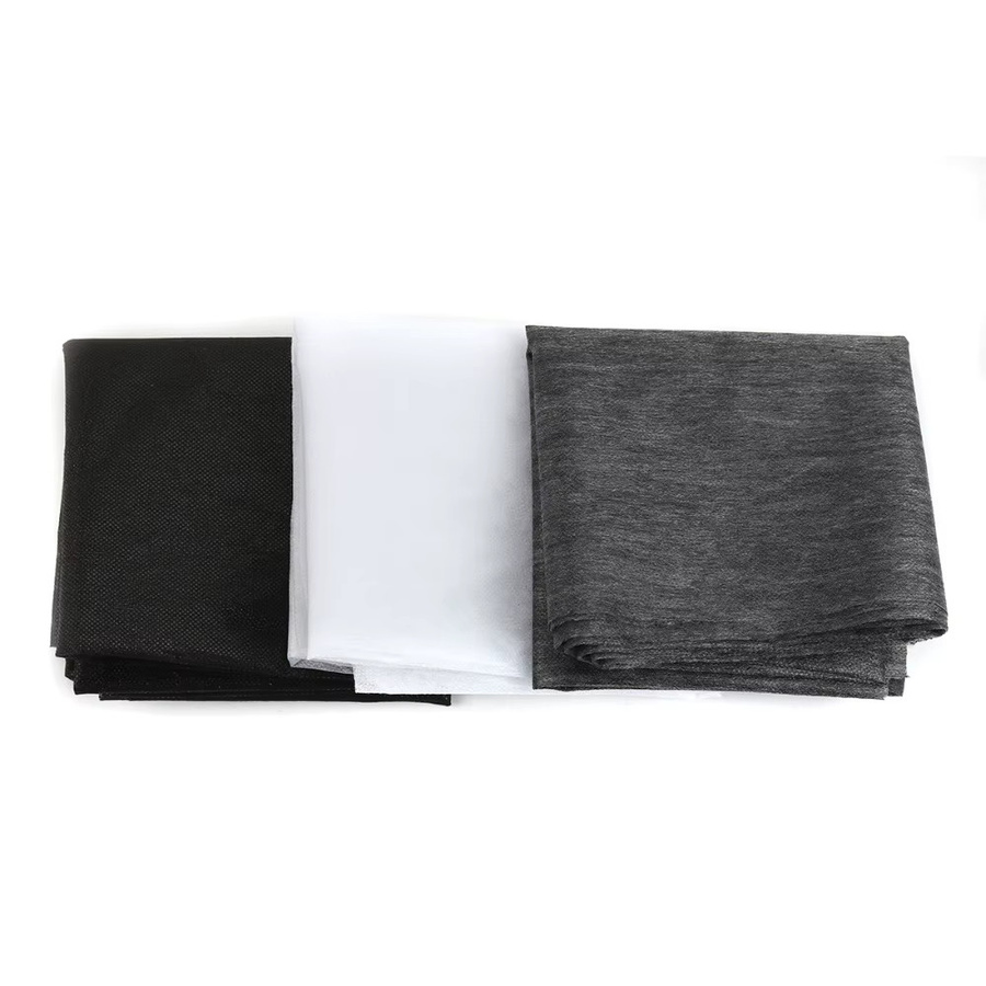 Einseitige aufbügelbare Vliesstoff-Einlage für Näh- und Patchwork-Projekte in Weiß, Schwarz und Grau - Bild 2