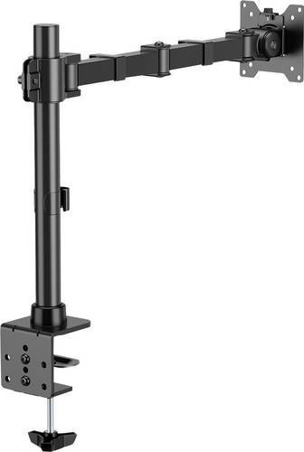 Value Monitor-Tischhalterung Schwarz, drehbar, höhenverstellbar, neigbar und schwenkbar für Bildschirme von 43,2 cm bis 124,5 cm mit 75x75 mm VESA-Standard - Bild 1