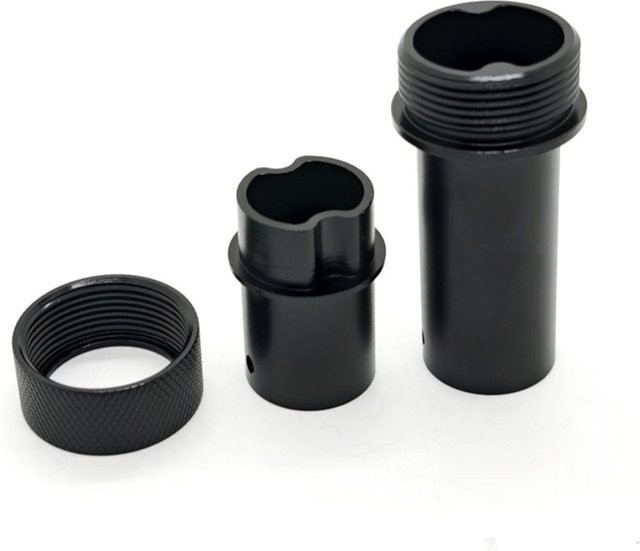 YUENHOANG Carbon Rohr Stecker Quick-Release Kit für RC Drone Rahmen, Aluminium Legierung, Schwarz, D20mm - Bild 1