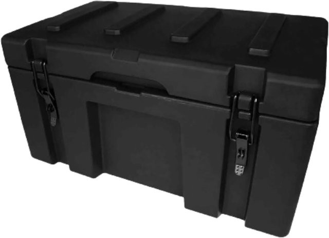 Horntools Wasserdichte Transportbox in Schwarz mit Griffen, Volumen: 70 Liter - Bild 1