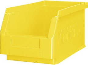 Rau Sichtlagerkasten aus Kunststoff in Gelb - Bild 1