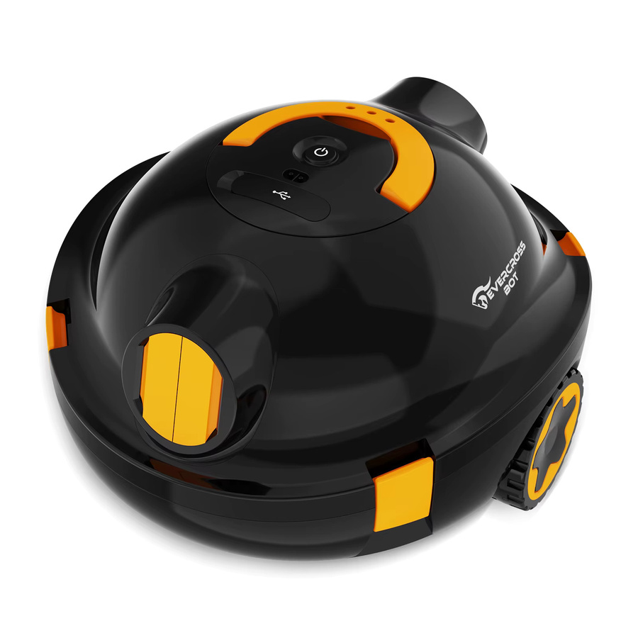EVERCROSS BOT Y10 Poolroboter in Schwarz mit Akku, 100 Min. Akkulaufzeit und 180 μm Filter für bis zu 120 m² - Bild 6