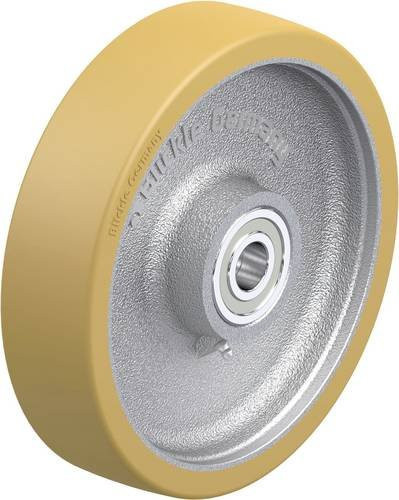 Blickle Schwerlast-Rad GVU 250/25K in Silber und Gelb mit einem Durchmesser von 25 cm und einer Tragfähigkeit von 1250 kg - Bild 1