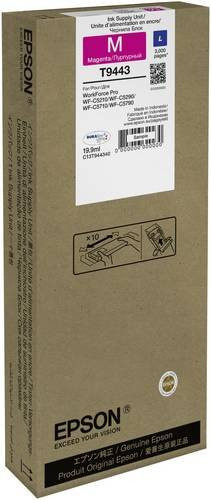 Epson Original Tintenpatrone T9443L Magenta für WorkForce Pro, 19,9 ml - Bild 1