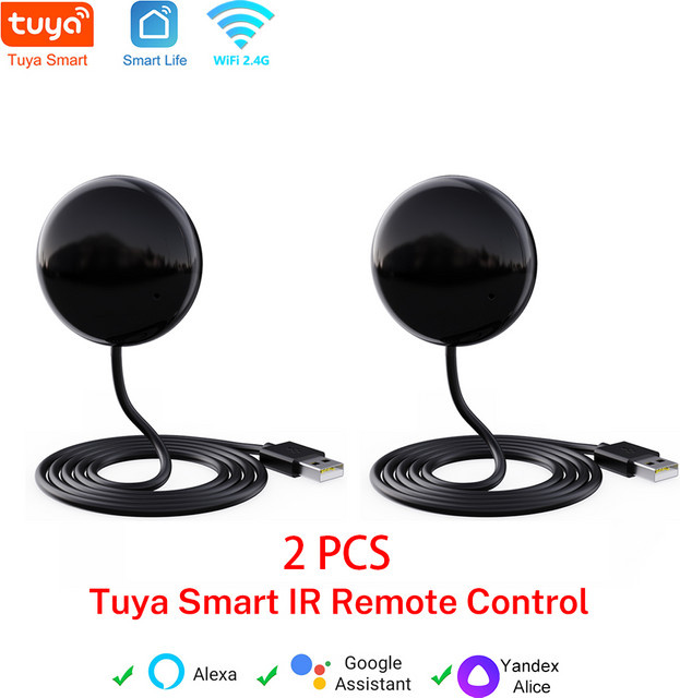 Tuya Smart WiFi IR-Universalfernbedienung für Smart Home Steuerung von TV und Klimaanlage, kompatibel mit Alexa, Google Home und Yandex Alice - Bild 1