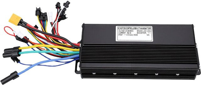GoolRC Elektrofahrrad Motorcontroller 40A mit 3 Modi und 15 Röhren Sinuswelle in Schwarz für 1000W bis 1500W Motoren - Bild 1