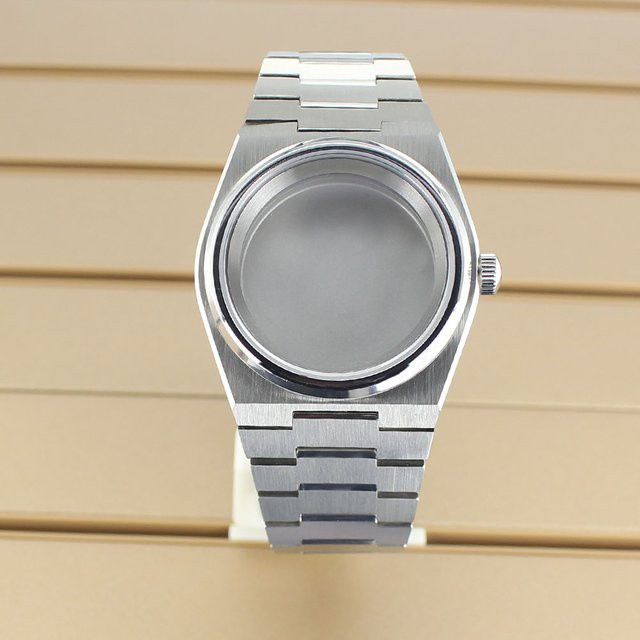 Uhrengehäuse Edelstahl, Saphirglas, Silber, 40 mm, Unisex - Bild 1
