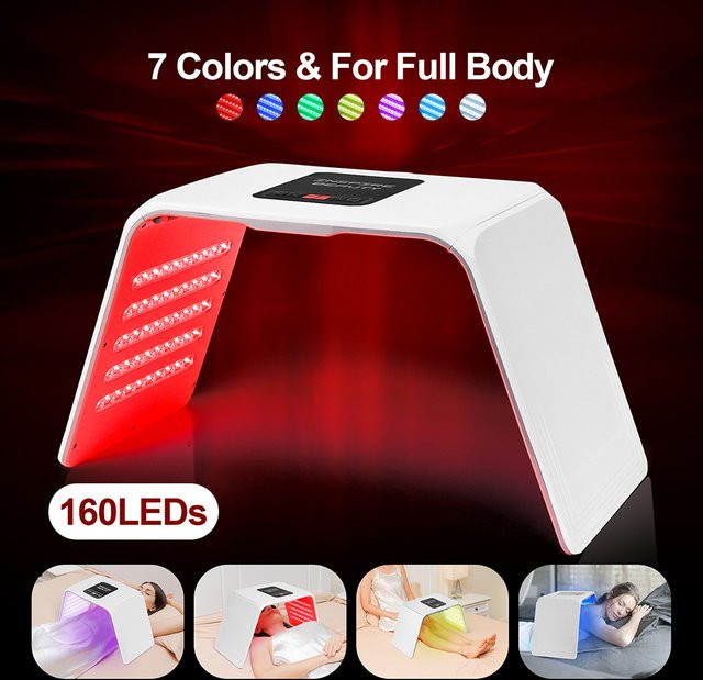 foreverlily 7-Farben-LED-Maske für Gesicht und Körper, Unisex - Bild 1