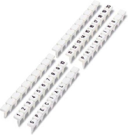Phoenix Contact Bezeichnungsnagel Streifen, Weiß, 10 Stück - Bild 1