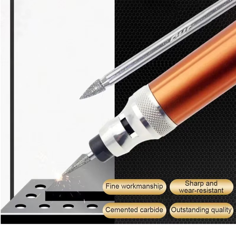 Dremel 30-teiliges Diamantfräser-Set in Silber mit Aufbewahrungsbox für Elektroschleifer und Rotationswerkzeuge, Schaftdurchmesser 2,35 mm und 3 mm - Bild 4
