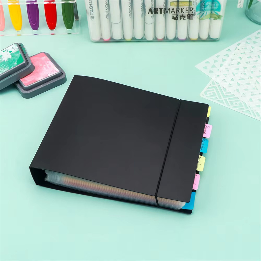 Transparente Cookie Schablonen Ordner für DIY Scrapbooking und Stempel-Lagerung, 6x6 Zoll, Set mit 10 bis 50 Teilen - Bild 3