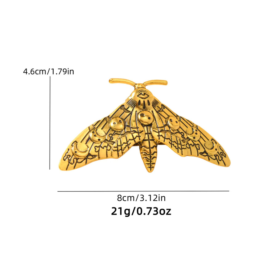 Bobby-Pins Moth, Legierung, Unisex - Bild 2