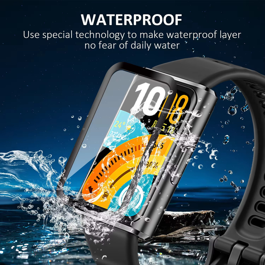 Huawei Band 11 Pro Smartwatch-Schutzfolie, Schwarz, Transparent, Unisex - Bild 2
