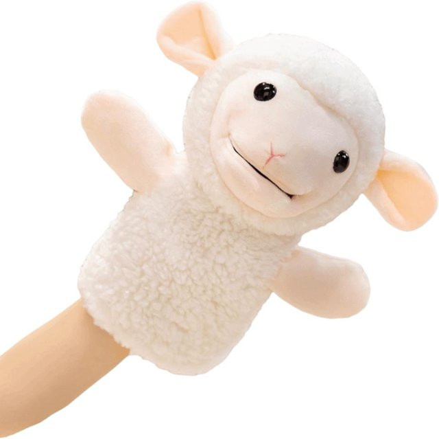 Yiran toy Kawaii Cartoon Ziege Schaf Alpaka, Handpuppen, Plüsch, ab 2 Jahren - Bild 1