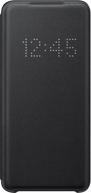 Samsung LED Smart View Flip Handyhülle als Wallet Cover für Samsung Galaxy S20 S20+ S20 Ultra 5G in Schwarz - Bild 1