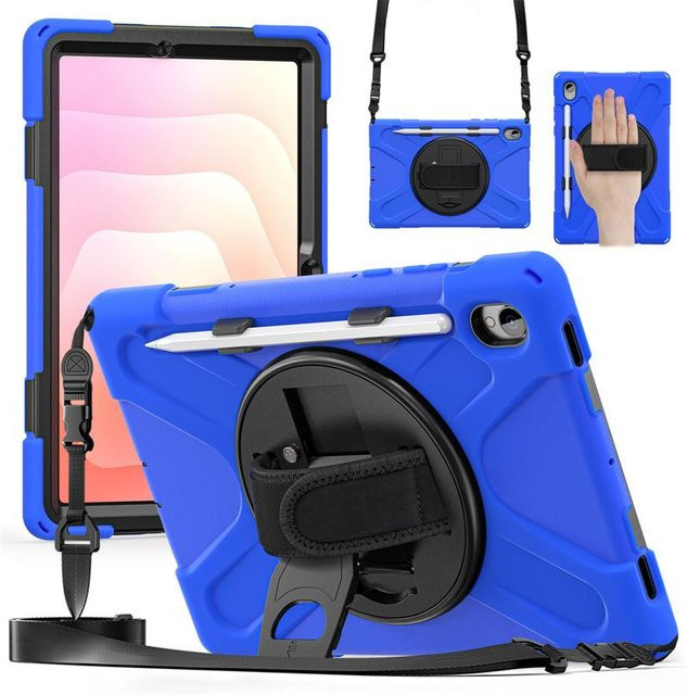 Stoßfeste Tablet-Hülle für Samsung Galaxy Tab S11 S10 Lite S9 FE S8 S7 S9 Plus Ultra 11 bis 14.6 Zoll in Blau - Bild 1