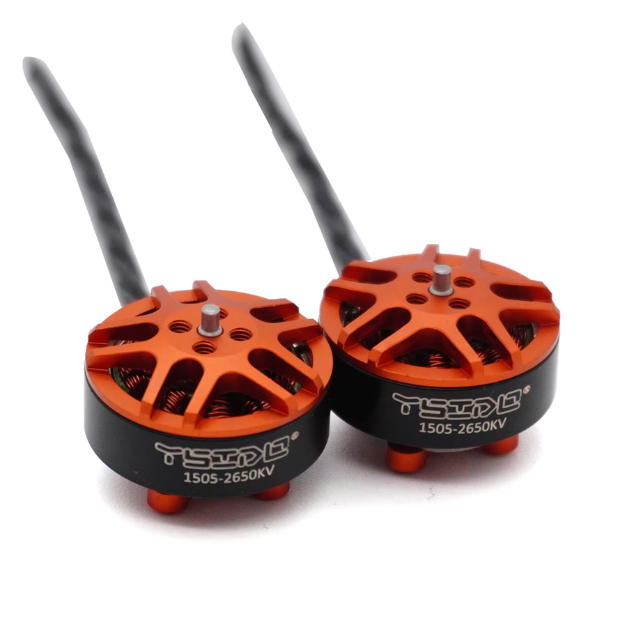 YSIDO 1505 Bürstenloser Motor 2650KV 3750KV 3-6S Lipo mit 1,5mm Welle für RC FPV Racing und 2,5-3,5 Zoll Cinewhoop Drohnen, 4 Stück - Bild 2