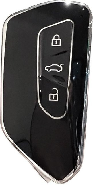 Schutzhülle für Peugeot Auto-Smart-Fernbedienung und Schlüssel Fob in Schwarz - Bild 1