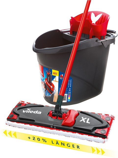 Vileda Ultramax XL Universal Bodenwischer in Schwarz und Rot - Bild 1