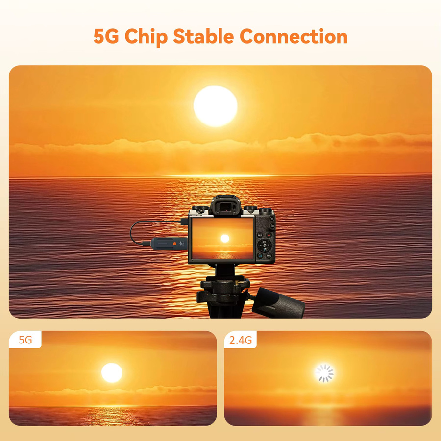 SHOYEE Wireless HDMI Video Sender und Empfänger Extender 1080P WiFi TV Stick Dongle Adapter in Schwarz für PC, Kamera, Laptop, Projektor und Monitor - Bild 3