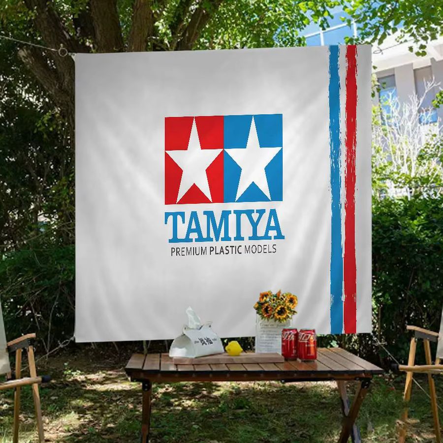 T-Tamiya Wandbehang Cartoon Flagge als Wanddekoration in Multicolor - Bild 4