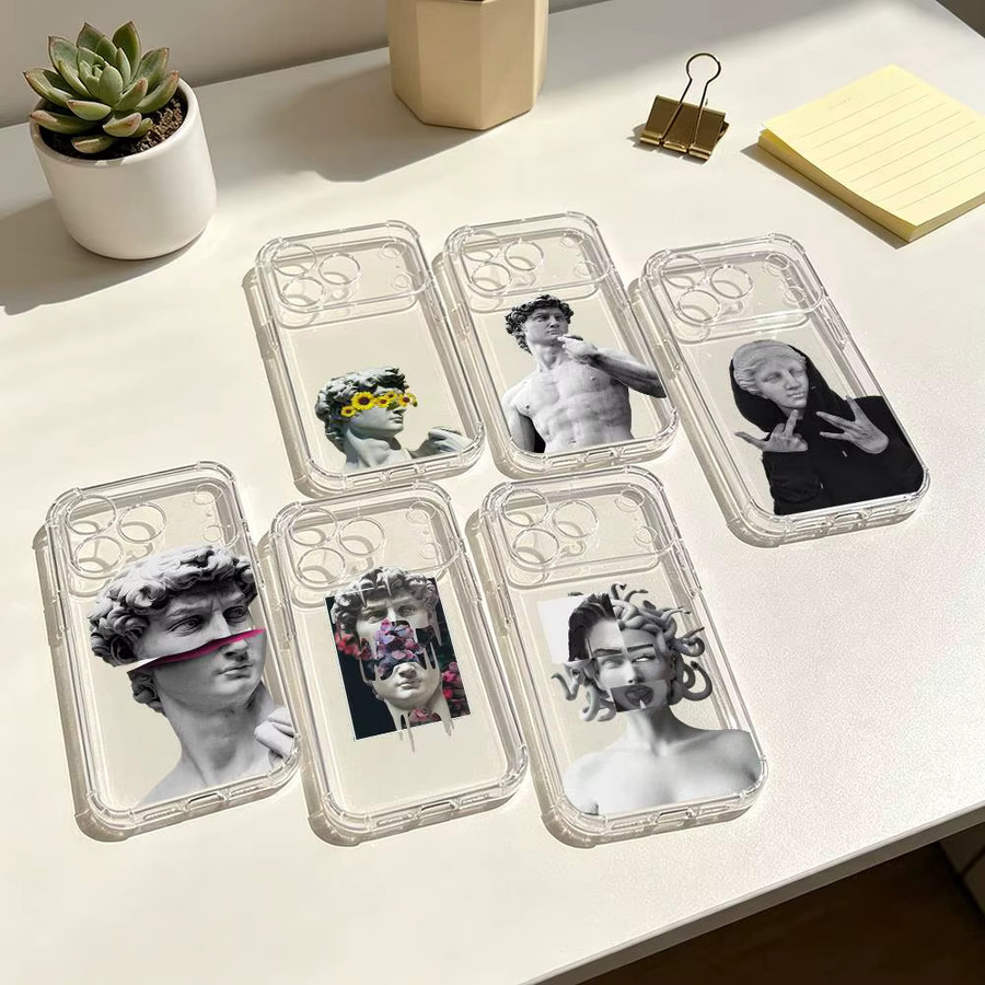 Art David Handyhülle Transparent IMD Weiche Schutzhülle für iPhone 17 16 15 14 13 12 11 Pro Max Plus Mini - Bild 2