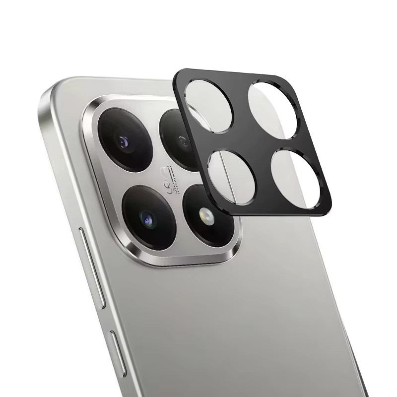 Aluminium Metall Rückkamera-Objektivschutz für Xiaomi 17T Pro und 15T Pro in Schwarz - Bild 3