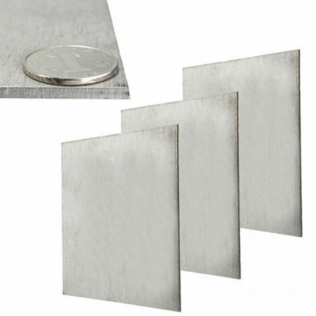 Titan Platte Xiaolang Silber B/B/H: 220 x 220 x 0,22 mm - Bild 1