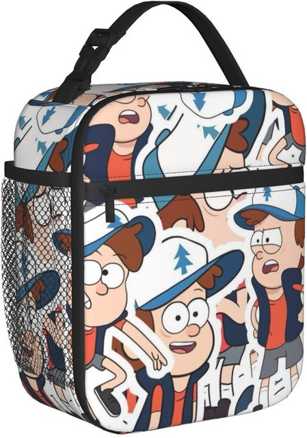 Fancy Style Studio Gravitys Falls Thermisch Isolierte Lunchtasche Bento-Box Multicolour - Bild 1