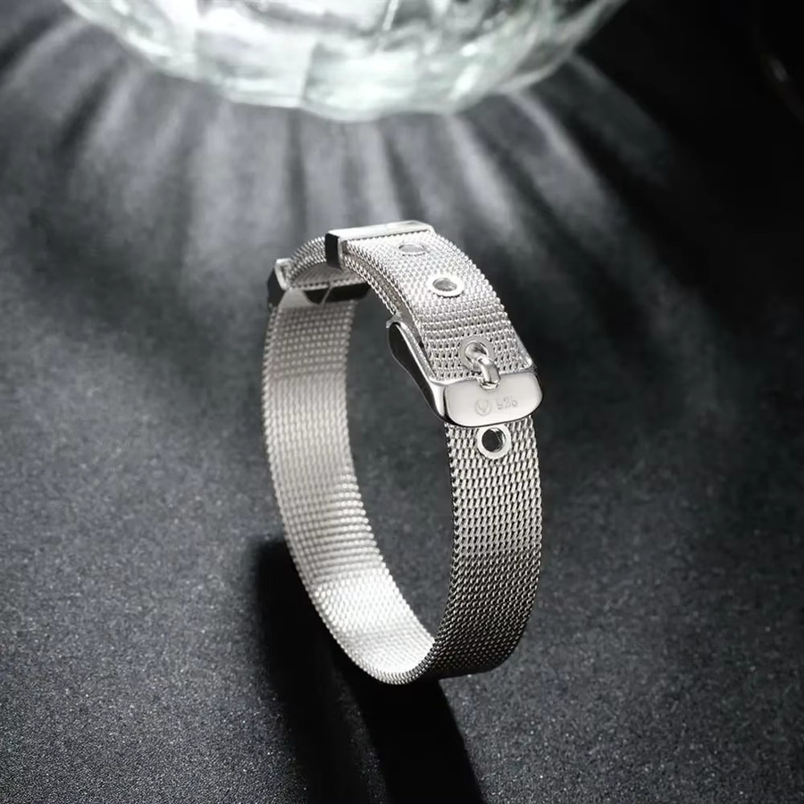 Uhrenarmband 925 Silber, 10 mm, Damen - Bild 5