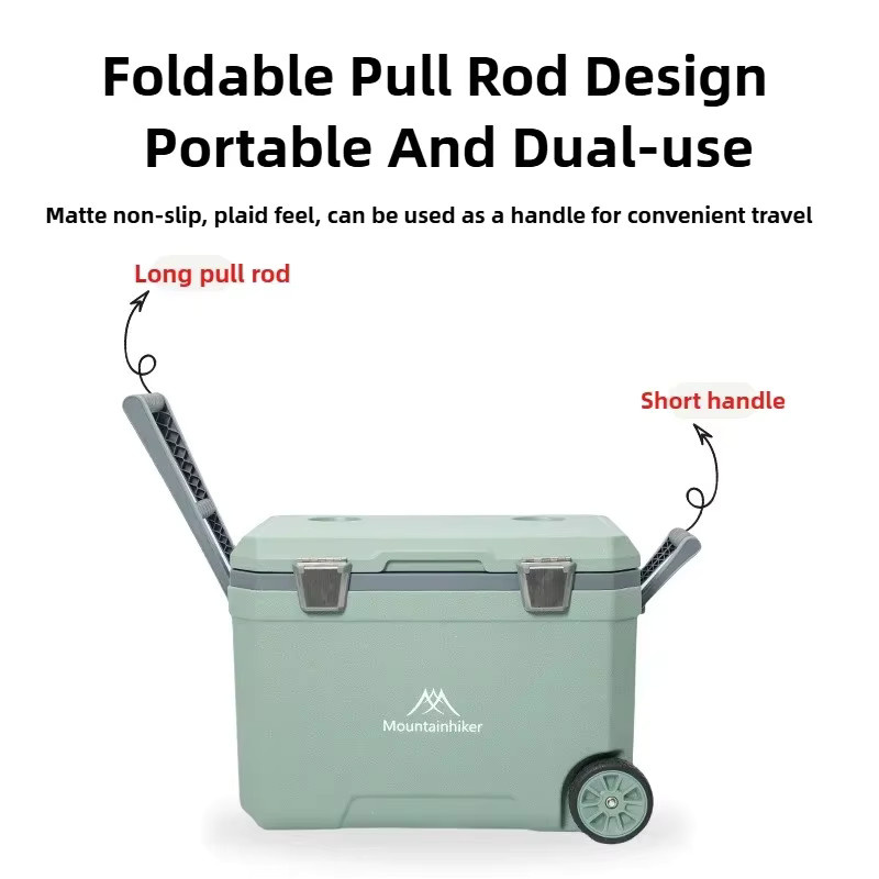MOUNTAINHIKER Isolierte Kühlbox 45L Grün für Outdoor, Camping und Angeln - Bild 2