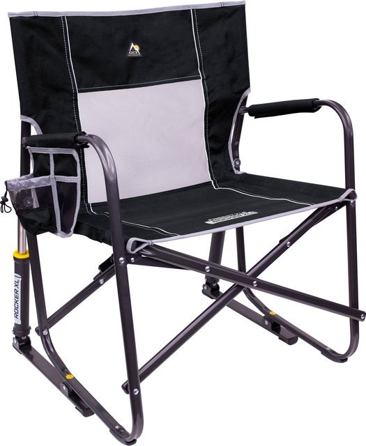 GCI Freestyle Rocker XL Campingstuhl mit Schaukelfunktion in Schwarz - Bild 1
