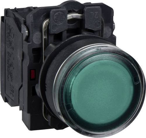 Schneider Electric XB5AW3365 Leuchtdrucktaster Grün, IP66 IP67 IP69 IP69K, B/T/H: 3,0 x 5,4 x 4,2 cm - Bild 1