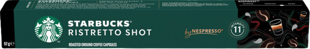 Starbucks Ristretto Shot, Nespresso-kompatibel, Kaffeekapseln, 10 x 57 g - Bild 1