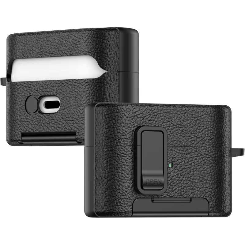 Sony WF-1000XM6 Bluetooth-Kopfhörer-Hülle mit Handyhalterung und Cortex-Etui in Schwarz und Pink - Bild 4