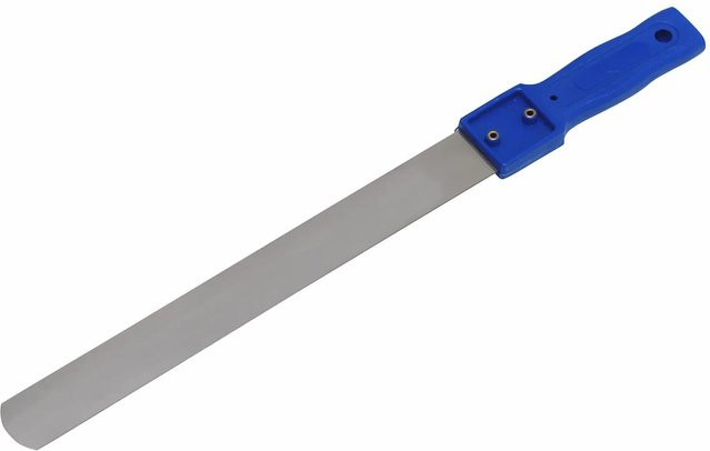 LUX-TOOLS Tapeten-Haumesser aus rostfreiem Stahl in Blau, Länge: 30 cm - Bild 1