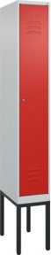 C+P Spind Classic PLUS Garderobenschrank mit 1 Abteil und Zylinderschloss, Stahlkonstruktion, H x B x T: 212 x 30 x 50 cm - Bild 1